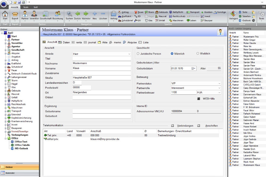 AssO - Assekuranz Office · App